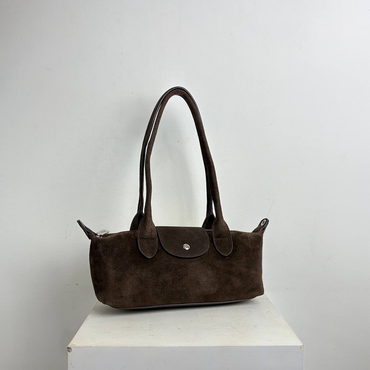 CORA SUEDE DARK BROWN